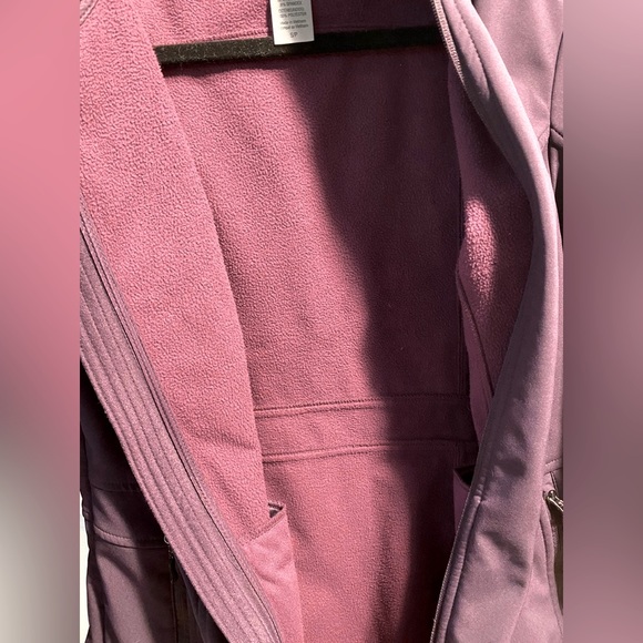 C9 Plum Hooded Waterproof Fleece-lined Raincoat Small - Picture 4 of 5